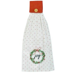 Assorted Holiday Tie Kitchen Towel